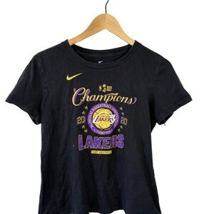 Nike LA Lakers 2020 NBA Finals Champions Tee Black Women’s M
